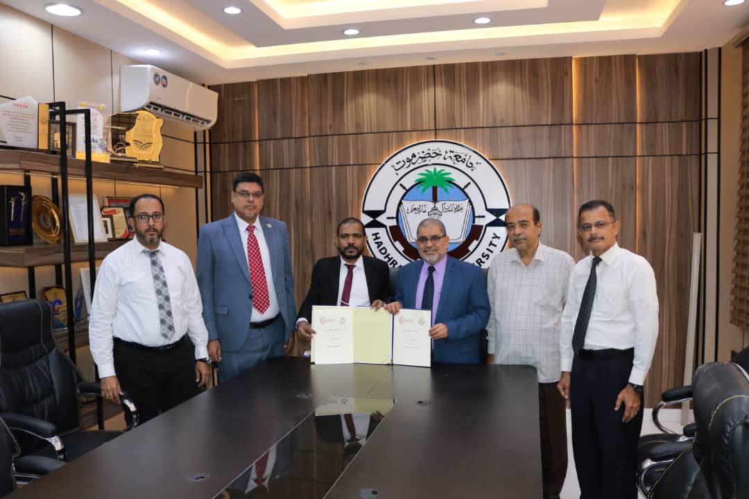 جامعة حضرموت توقع مذكرة تفاهم وتعاون مشترك مع منظمة حضرموت الصحية بالمكلا 3 1001 1