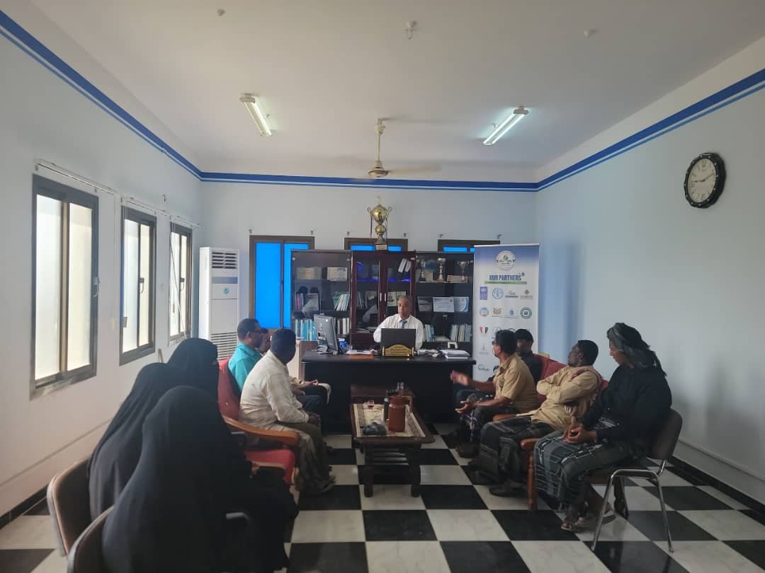 Hadhramout University trains personnel in Nile tilapia farming with support from the FAO in Hajar District